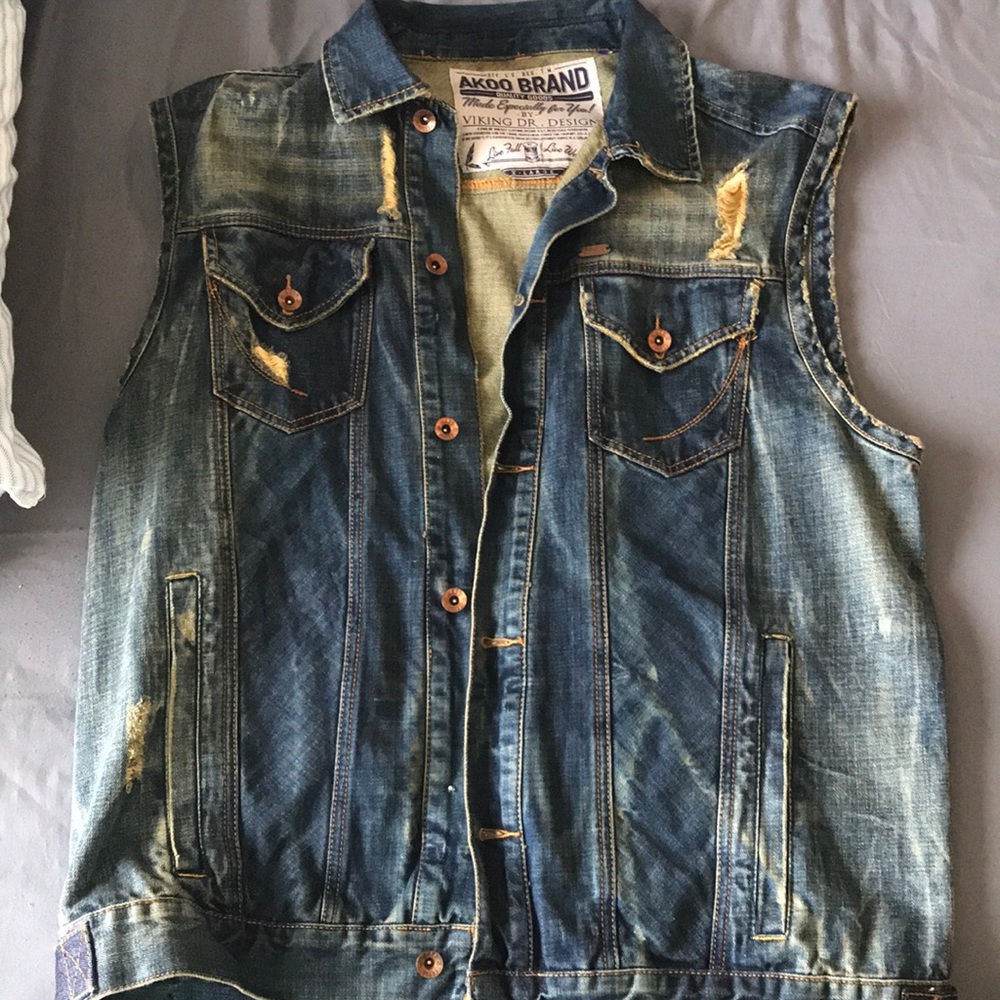 Akoo Blue Jean Vest